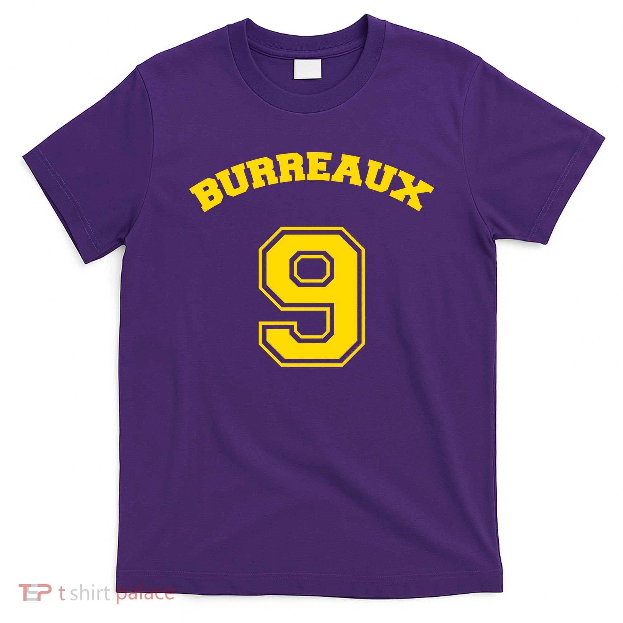 Burreaux Number 9 Louisiana Football Fan T-Shirt