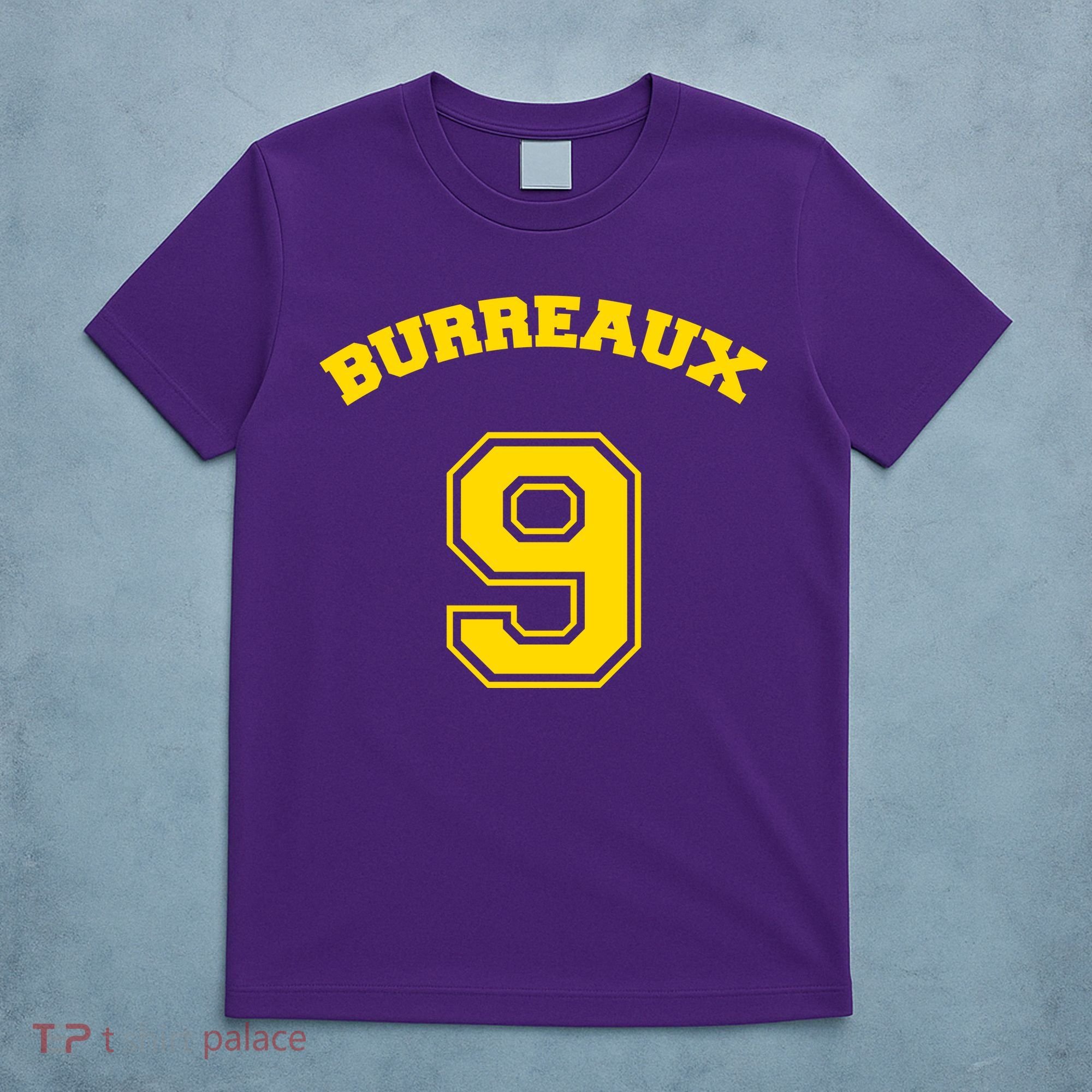 Burreaux Number 9 Louisiana Football Fan T-Shirt