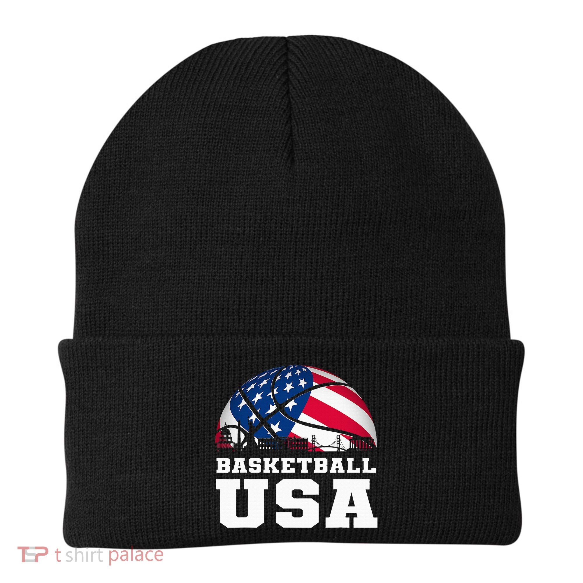 Basketball Usa Support The T.E.A.M U.S.A Flag Dream Beanie