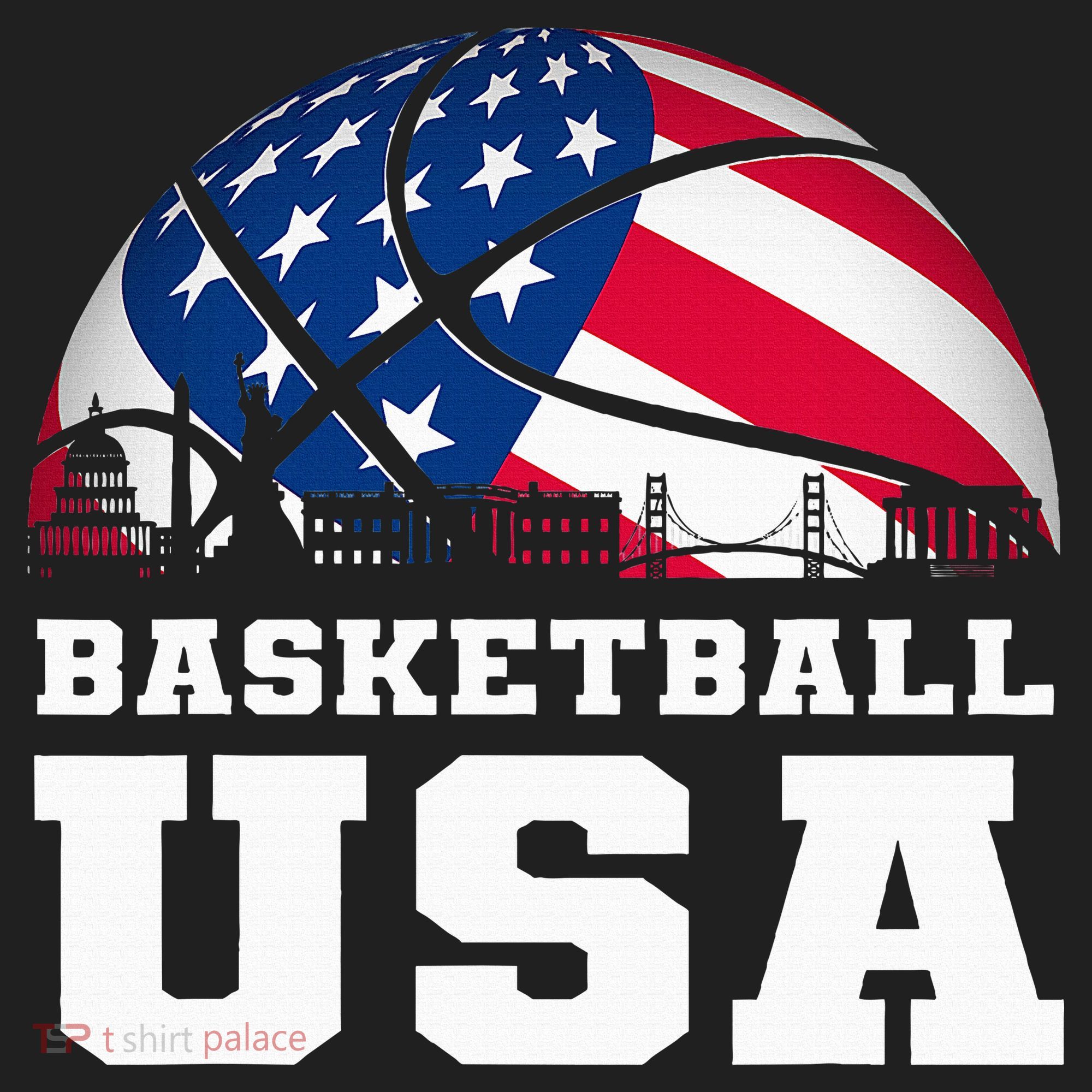 Basketball Usa Support The T.E.A.M U.S.A Flag Dream Beanie