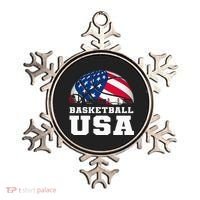 Basketball Usa Support The T.E.A.M U.S.A Flag Dream Ornament thumb 0