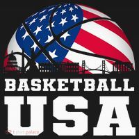 Basketball Usa Support The T.E.A.M U.S.A Flag Dream Ornament thumb 1