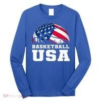 Basketball Usa Support The T.E.A.M U.S.A Flag Dream Long Sleeve Shirt thumb 0