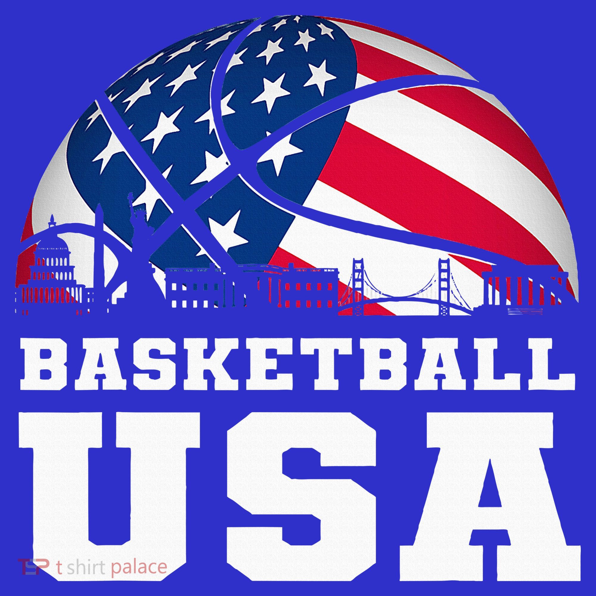 Basketball Usa Support The T.E.A.M U.S.A Flag Dream Long Sleeve Shirt