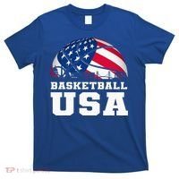 Basketball Usa Support The T.E.A.M U.S.A Flag Dream T-Shirt thumb 0