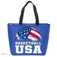Basketball Usa Support The T.E.A.M U.S.A Flag Dream Tote Bag thumb 0