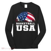 Basketball USA Support the Team USA Flag Dream Long Sleeve Shirt thumb 0