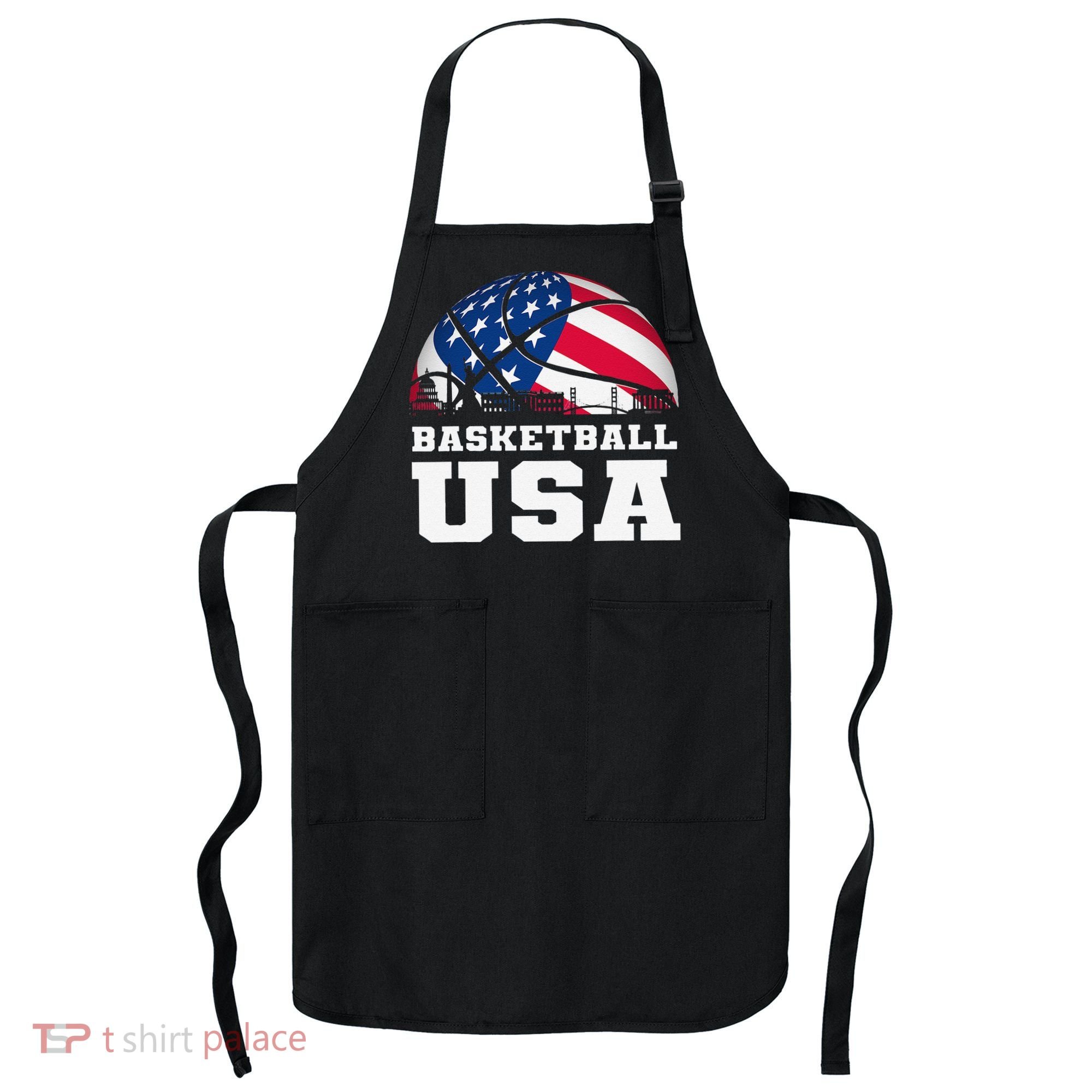 Basketball USA Support the Team USA Flag Dream Apron