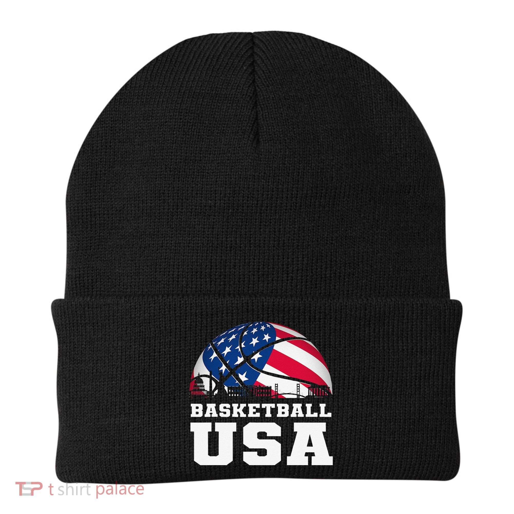 Basketball USA Support the Team USA Flag Dream Beanie