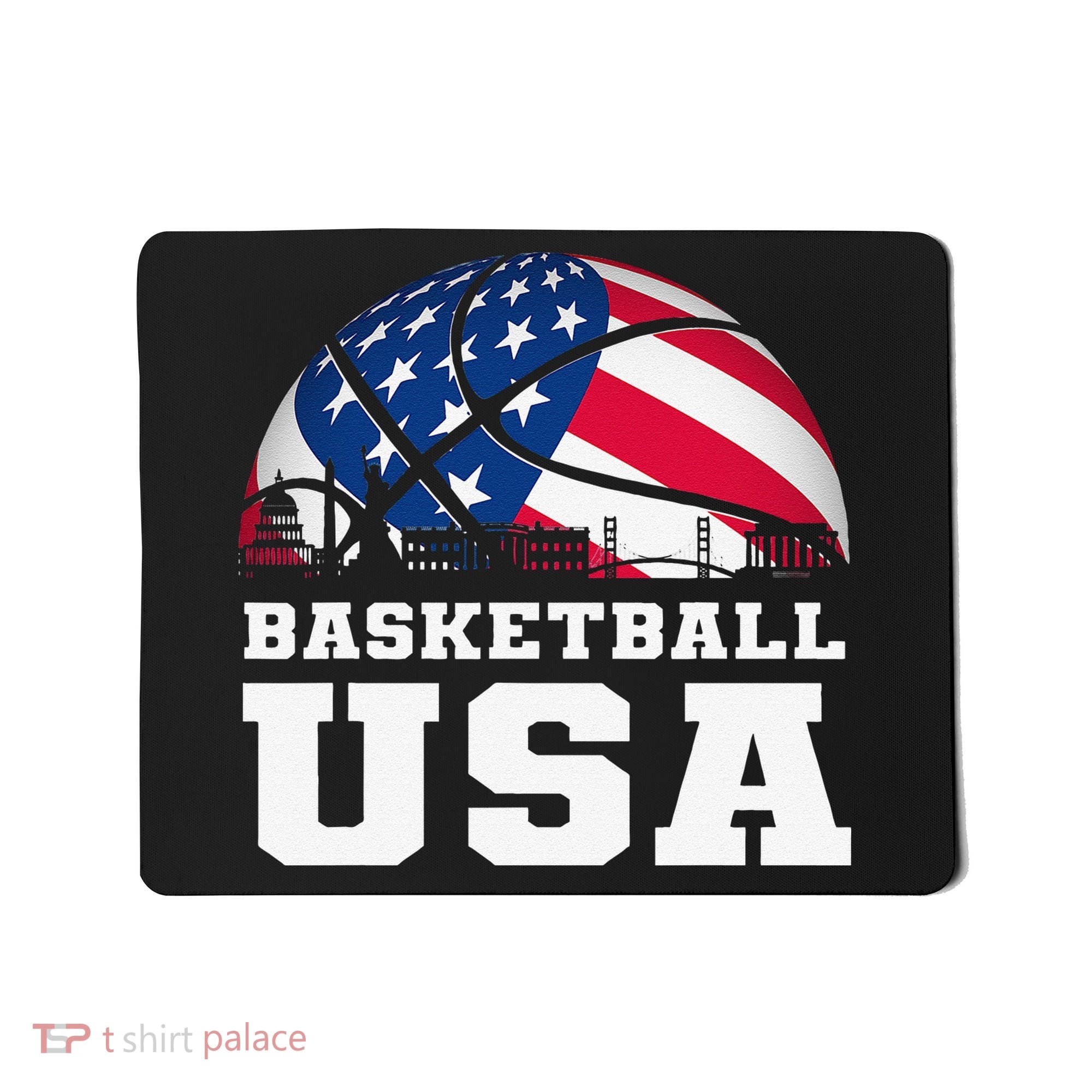 Basketball USA Support the Team USA Flag Dream Mousepad