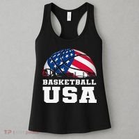Basketball USA Support the Team USA Flag Dream Women's Tank Top thumb 3