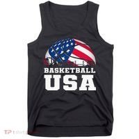 Basketball USA Support the Team USA Flag Dream Tank Top thumb 0
