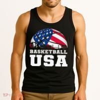 Basketball USA Support the Team USA Flag Dream Tank Top thumb 3