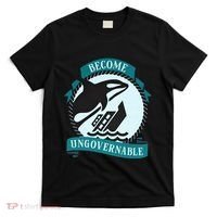 Become Ungovernable Ship Wreck Killer Whale Funny Marine Sciene Eat The Rich T-Shirt thumb 0