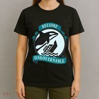 Become Ungovernable Ship Wreck Killer Whale Funny Marine Sciene Eat The Rich T-Shirt thumb 4