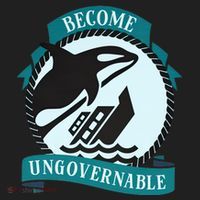 Become Ungovernable Ship Wreck Killer Whale Funny Marine Sciene Eat The Rich Beanie thumb 2