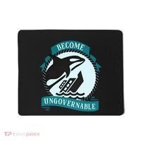 Become Ungovernable Ship Wreck Killer Whale Funny Marine Sciene Eat The Rich Mousepad thumb 0
