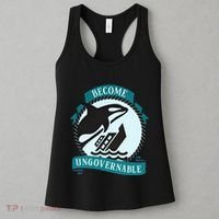 Become Ungovernable Ship Wreck Killer Whale Funny Marine Sciene Eat The Rich Women's Tank Top thumb 3