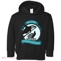 Become Ungovernable Ship Wreck Killer Whale Funny Marine Sciene Eat The Rich Toddler Hoodie thumb 0