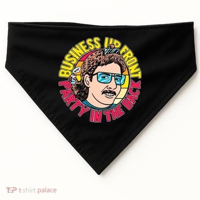 Business Up Front Party In The Back USA-Made Doggie Bandana