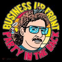 Business Up Front Party In The Back Backpack thumb 2