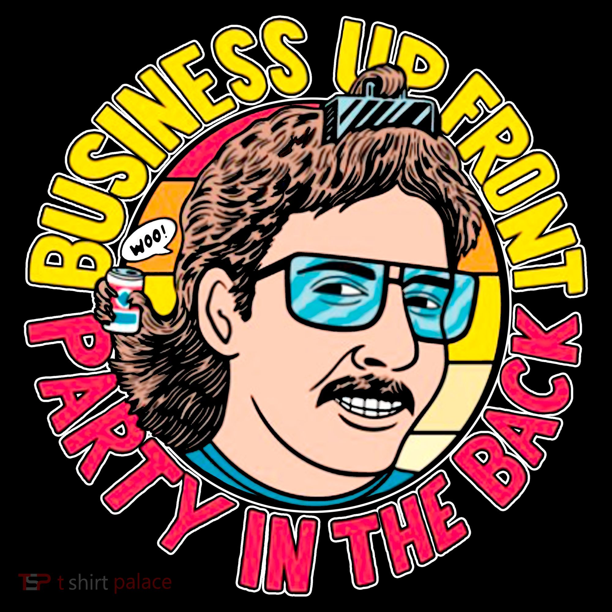 Business Up Front Party In The Back Backpack