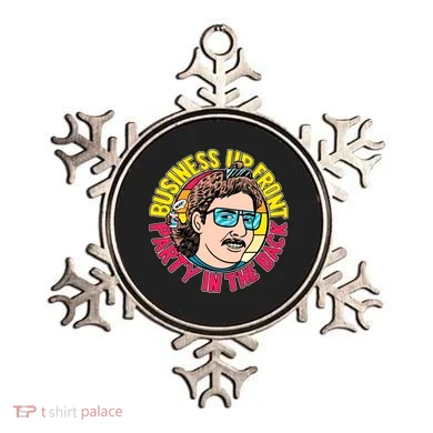Business Up Front Party In The Back Ornament