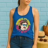 Business Up Front Party In The Back Women's Tank Top thumb 2