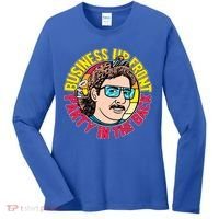 Business Up Front Party In The Back Women's Long Sleeve Shirt thumb 0