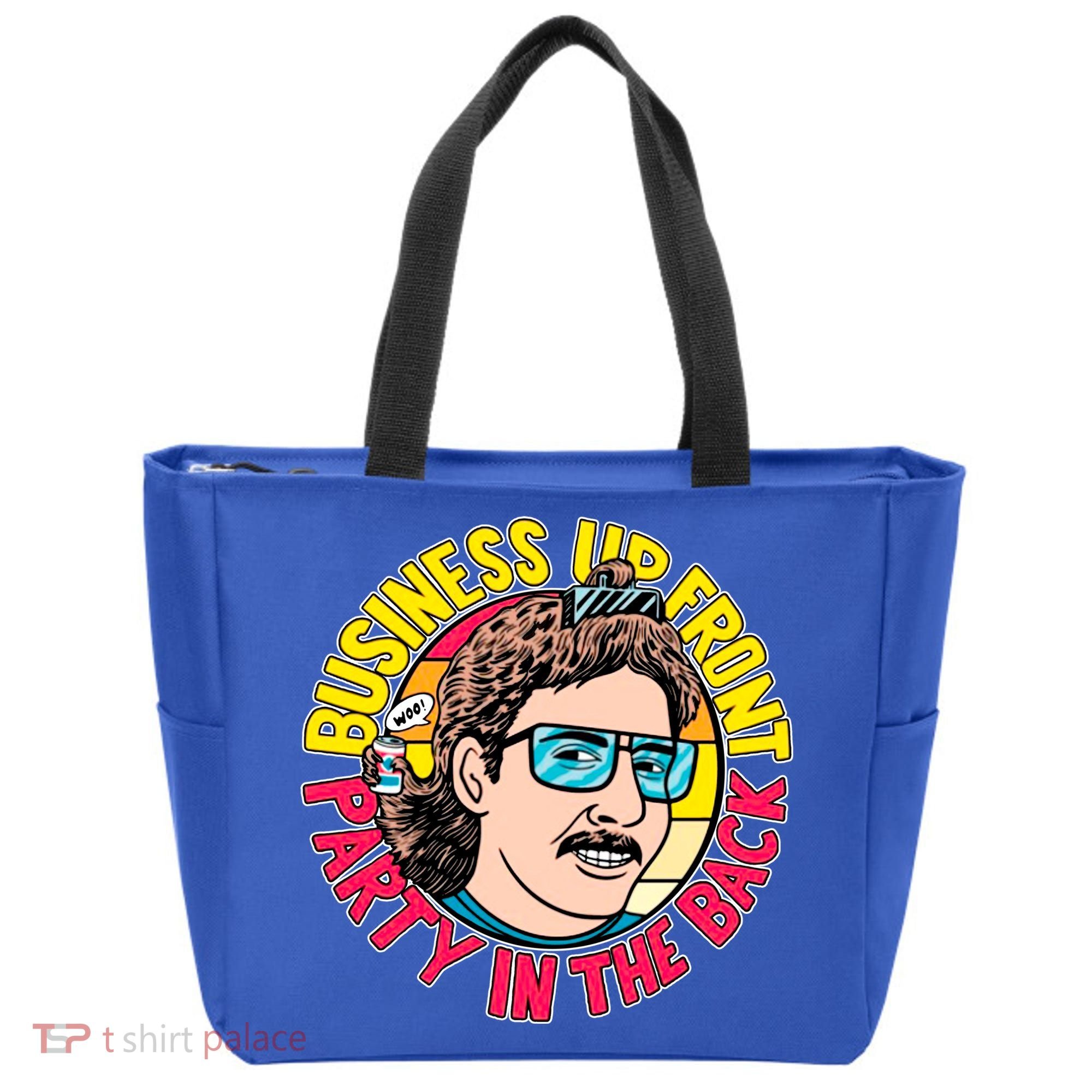 Business Up Front Party In The Back Tote Bag