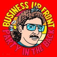 Business Up Front Party In The Back Santa Hat thumb 1