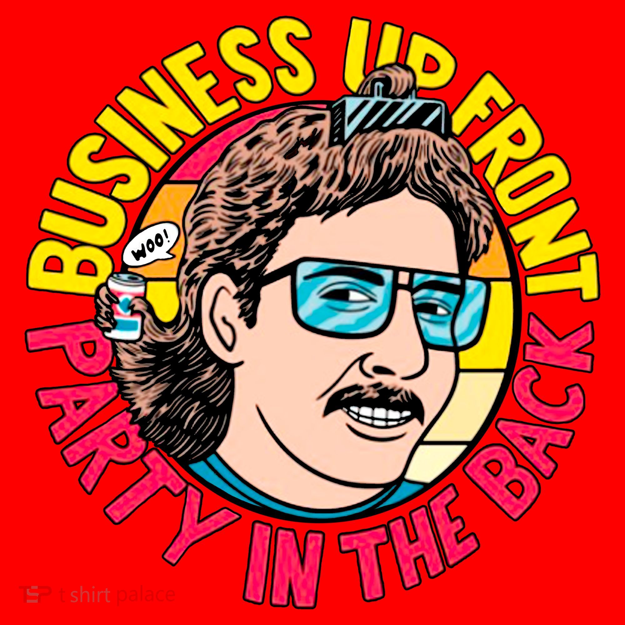 Business Up Front Party In The Back Santa Hat