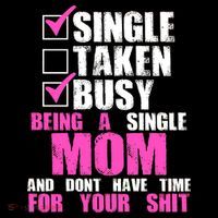 Busy Being a Single Mom and Dont Have Time For Your Shit USA-Made Doggie Bandana thumb 2