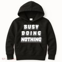 Busy Doing Nothing Kids Hoodie thumb 0