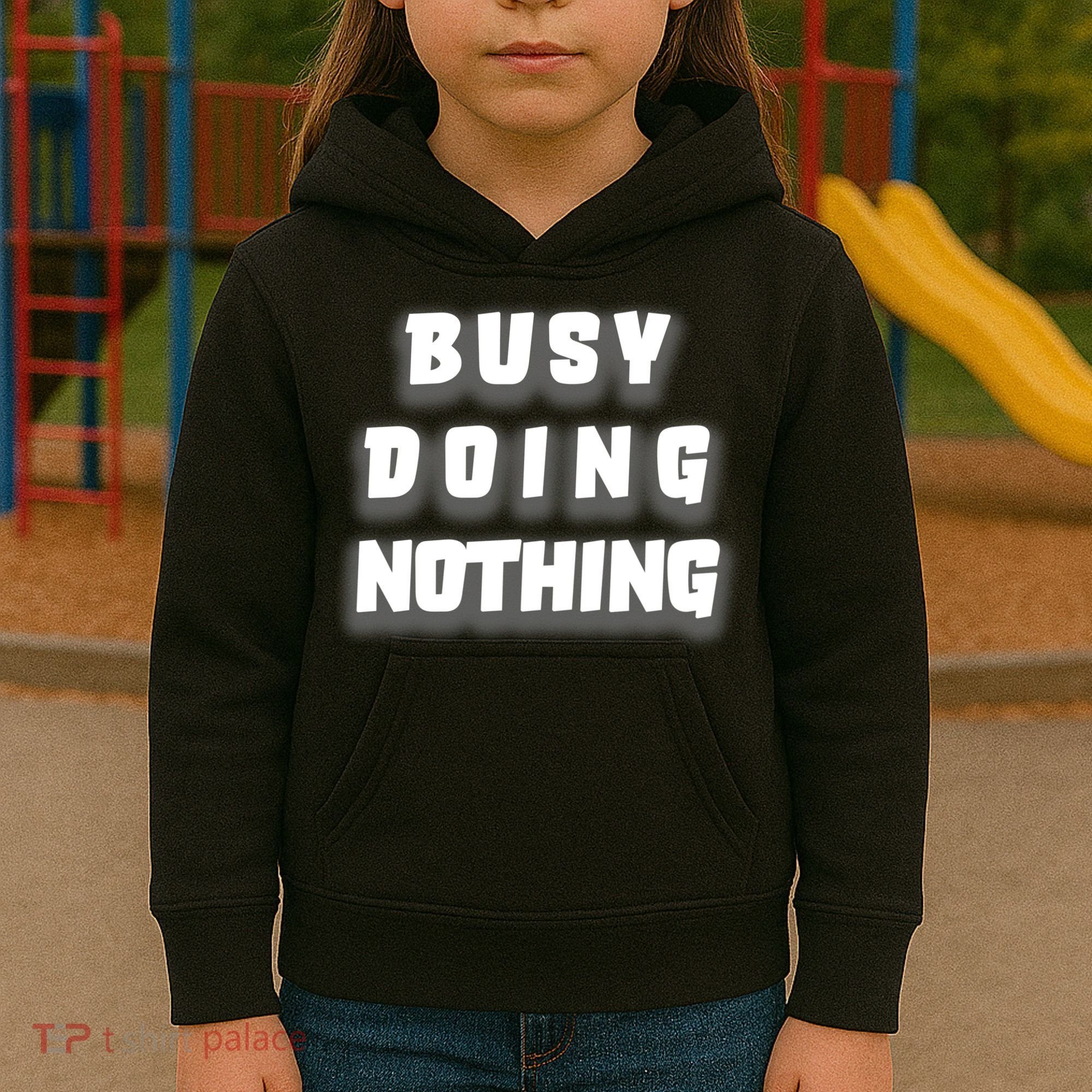 Busy Doing Nothing Kids Hoodie