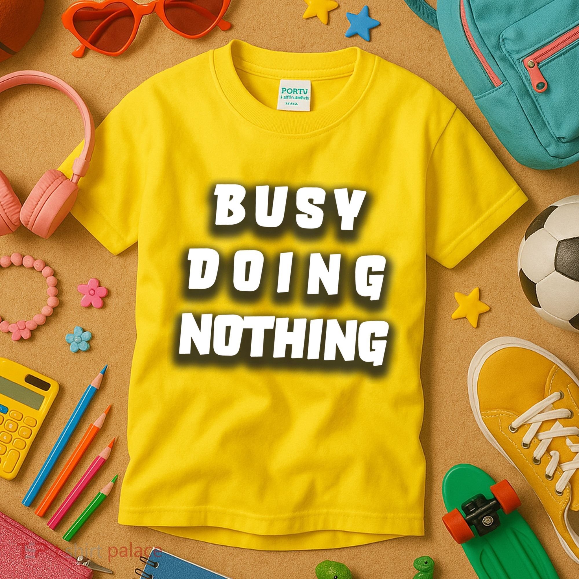 Busy Doing Nothing Kids T-Shirt
