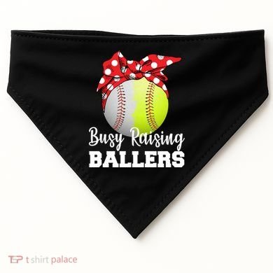 Busy Raising Ballers USA-Made Doggie Bandana