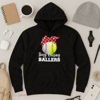 Busy Raising Ballers Hoodie thumb 3