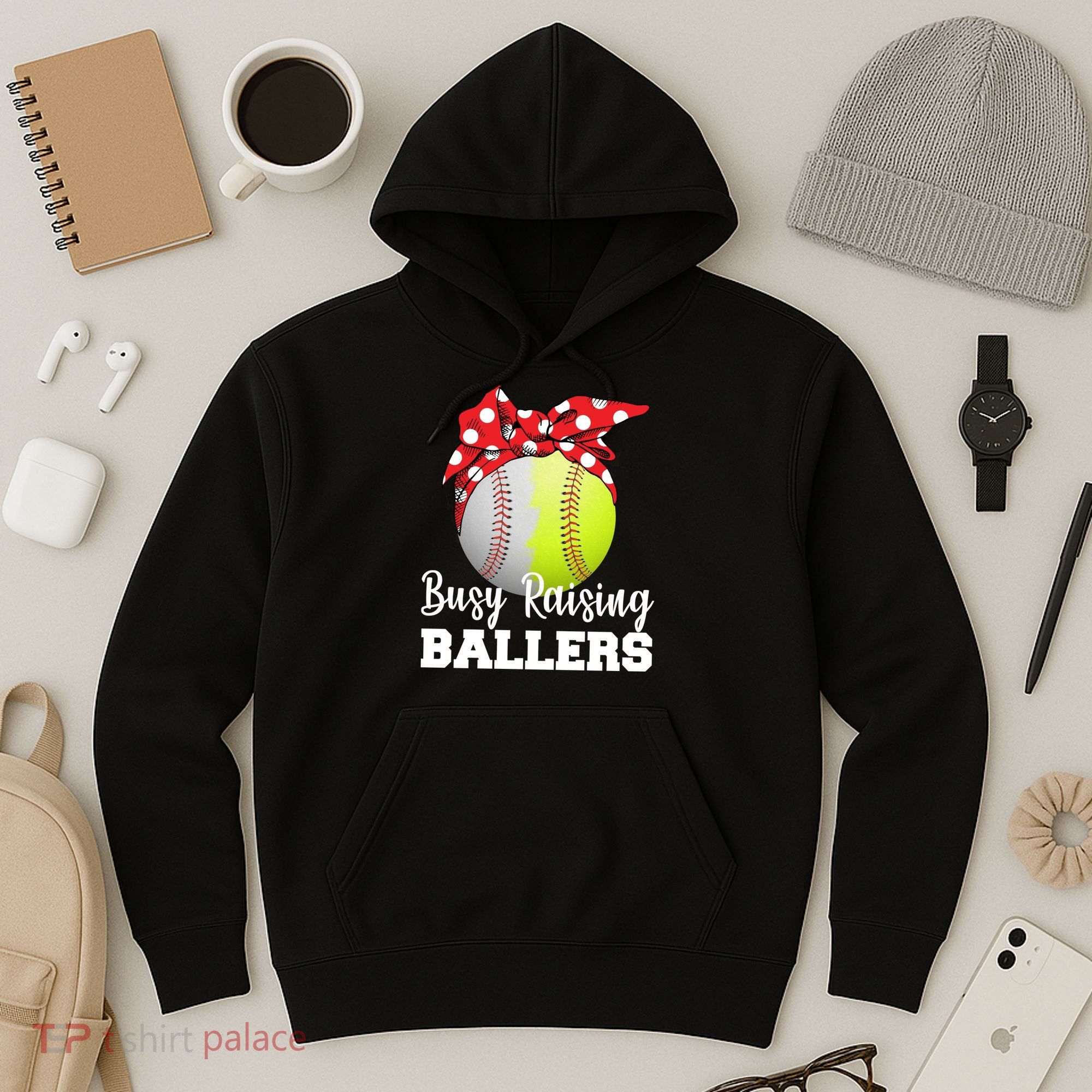 Busy Raising Ballers Hoodie