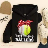 Busy Raising Ballers Hoodie thumb 4