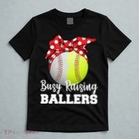 Busy Raising Ballers T-Shirt thumb 5