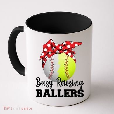 Busy Raising Ballers Coffee Mug