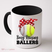 Busy Raising Ballers Coffee Mug thumb 0