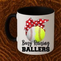 Busy Raising Ballers Coffee Mug thumb 2