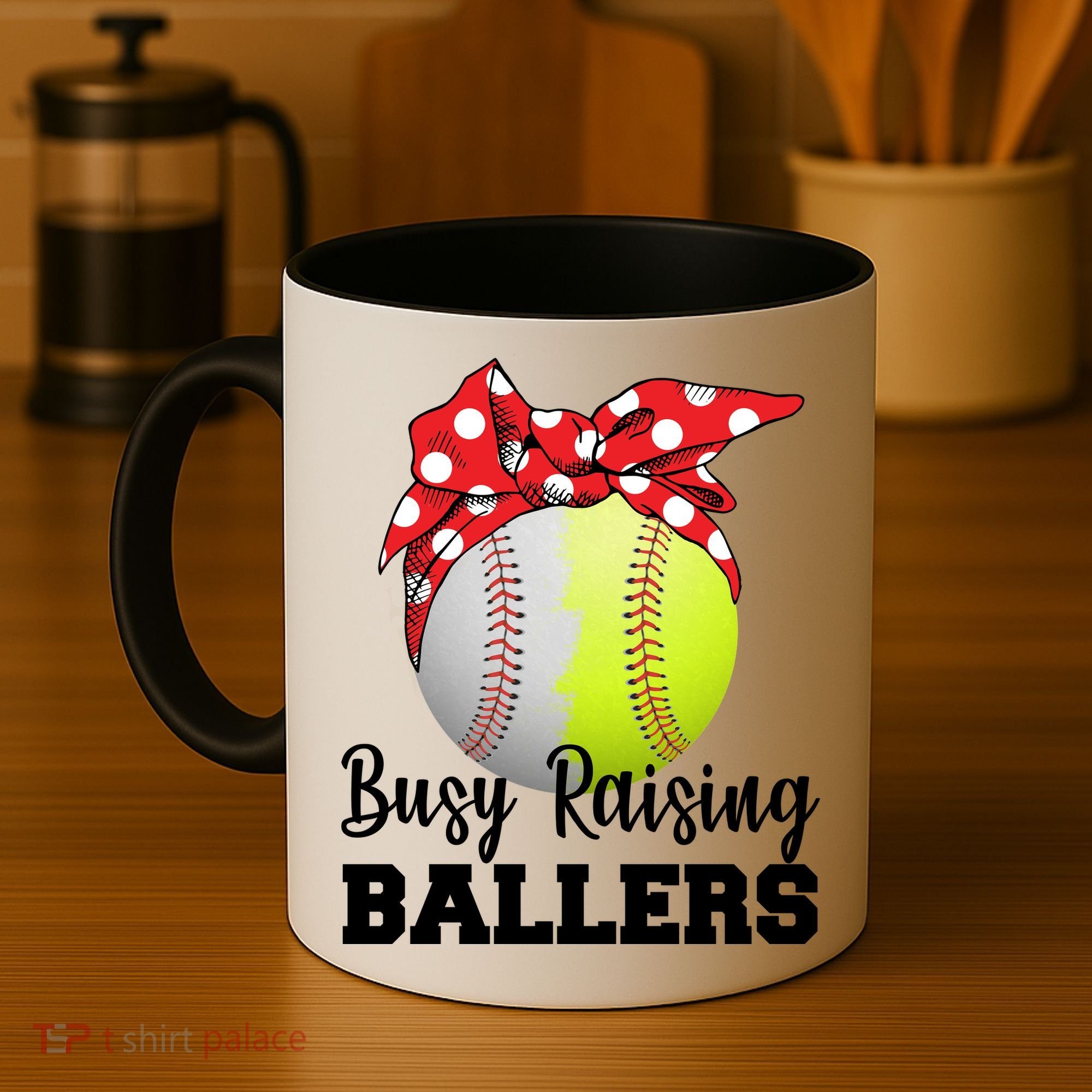 Busy Raising Ballers Coffee Mug