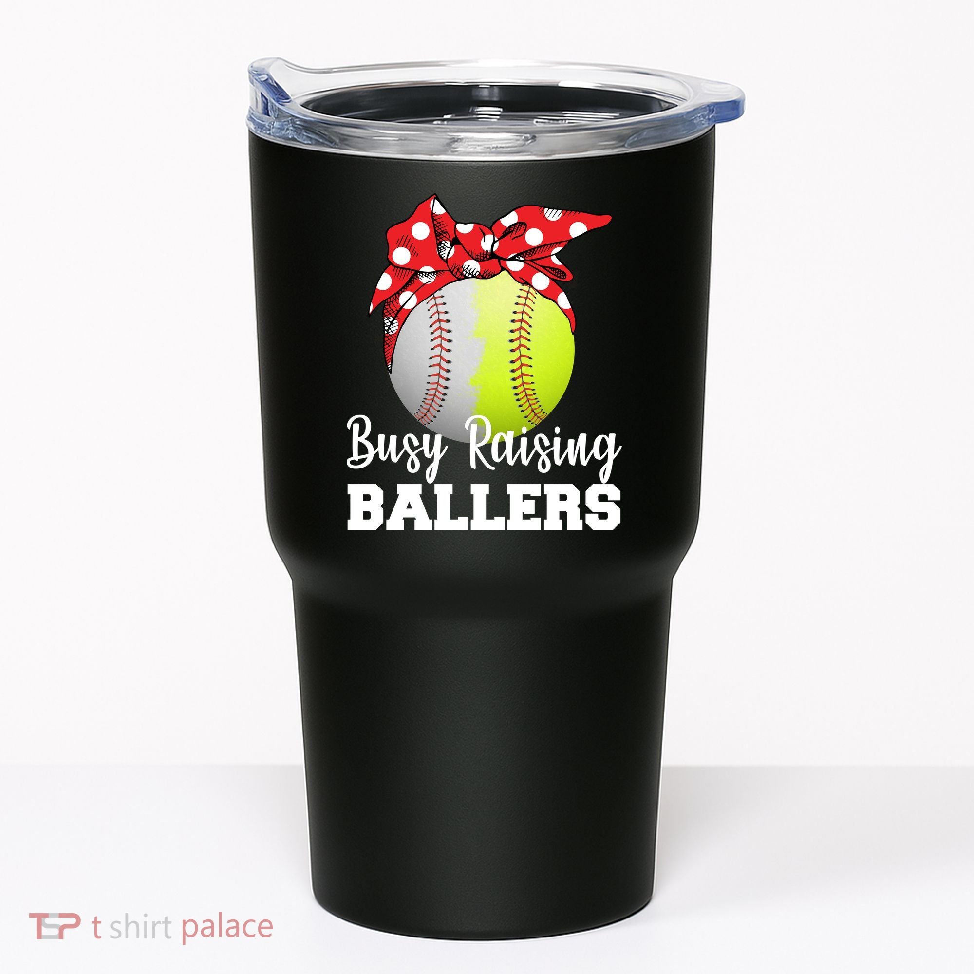 Busy Raising Ballers Tumbler