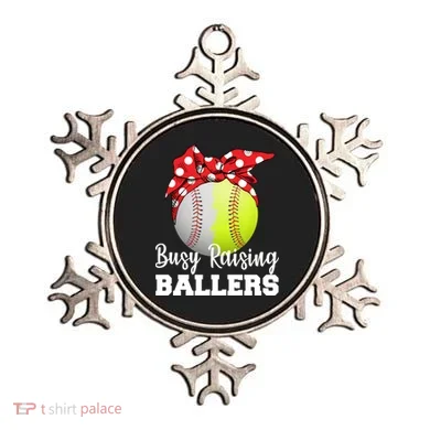 Busy Raising Ballers Ornament