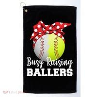 Busy Raising Ballers Golf Towel thumb 0