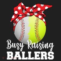 Busy Raising Ballers Golf Towel thumb 3