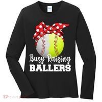 Busy Raising Ballers Women's Long Sleeve Shirt thumb 0